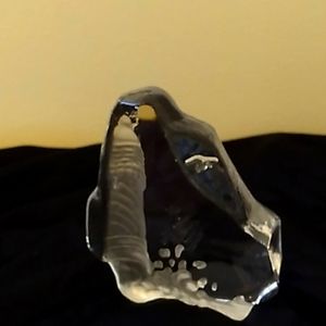 Lighthouse glass paper weight